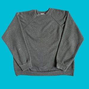 Vintage 90s Tultex Sweatshirt USA Made Gray Men Size Large